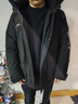 波司登（BOSIDENG）冬季羽绒冬季羽绒服90绒鹅绒男士加厚连帽时尚外套商场热卖同款 黑色8056-充绒量+9%左右-700+高蓬鹅绒 M 175/96A 体重约130-140斤 实拍图