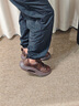 公牛世家男鞋秋季新款潮流软底舒适运动板鞋男士休闲鞋厚底皮面老爹鞋子男 棕色【四季款单鞋】GN125105301 41 (标准运动码) 实拍图