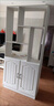 邦将玄关柜鞋柜一体进门家用门口欧式客厅屏风隔断简约现代酒柜储物柜 200*90*30暖白2门 送货到楼下自己安装 【需靠墙放置 实拍图