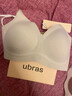 ubras[虞书欣同款]夹心软支撑光面小胸聚拢女无痕内衣隐形无钢圈文胸罩 【背勾款】兰花烟色 S 70A/70B 实拍图