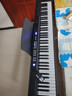 卢森（Rosen）P1电子琴成人88键儿童初学者入门折叠电钢琴乐器 P11星耀炫黑丨亮灯跟弹 套餐四：标配+Z型琴架+加厚琴包 实拍图