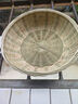 豪金聚竹编碗形竹筐带底座家用水果篮果盘竹制品馒头筐点心篮篮子厨房收 碗形平底中号直径25厘米 实拍图