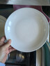 洁雅杰陶瓷盘家用白瓷盘子8英寸中式釉下彩餐盘菜盘汤盘微波炉可用6只装 实拍图