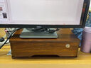 实木桌面收纳盒抽屉式办公桌上整理箱多层杂物储物柜木质盒子带锁 胡桃色1层【全锁】 实拍图