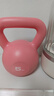 朗威壶铃哑铃女士健身家用器材男士竞技浸塑亚玲球提壶哑铃5-20磅健身 2.3kg =5LB/樱花粉儿童老人推荐 实拍图