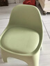 麦田儿童凳家用塑料小凳子客厅矮凳换鞋凳儿童靠背椅子浴室防滑洗澡凳 靠背护腰-绿色中号【加厚防滑 圆润边角】 实拍图