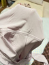 松山棉店【轻薄养肤衣】羊绒蛋白轻薄保暖内衣女士-上衣-粉紫L 实拍图