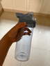 乐扣乐扣（LOCK&LOCK）人鱼线塑料运动水杯夏天便携水壶带刻度提手男女水杯子520ML蓝色 实拍图