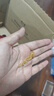 周大生18K金项链女款彩金锁骨O字素链生日礼物送女生 约0.8g 45cm 实拍图