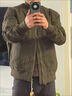 新款飞行员户外外套男短款宽松大码工装棒球服男士春秋款休闲夹克 军绿色 L 【建议120-140斤】 实拍图