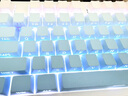 狼蛛（AULA）F87ProV2客制化无线机械键盘电竞游戏专用  蓝牙/2.4G/有线三模连接全键热插拔gasket结构办公键盘 F87 Pro蔚蓝星海 8000mAh 灰木轴V4 实拍图