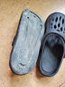 洁丽雅踩屎感洞洞鞋男士夏季户外开车凉鞋厚底防滑防臭沙滩包头拖鞋外穿 灰色 42-43 【标准码】 实拍图