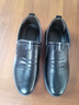 【100%真软皮】特价清仓处理断码捡漏男鞋百搭商务休闲皮鞋爸爸鞋 一脚蹬黑色 42 (260mm) 实拍图