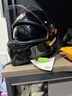 AGV K5S摩托车双镜片头盔机车跑盔男女骑行全盔四季通用安全帽3C BLACK L（适合58-59头围） 实拍图