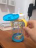 利其尔（Richell）透透水杯宝宝学饮杯儿童吸管杯婴儿水壶奶瓶直饮杯牛奶杯喝水杯 恐龙水杯 320ml 吸管型 320ml 实拍图