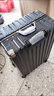 小米族行李箱女静音万向轮拉杆箱商务铝框24寸学生密码旅行箱男 黑色 20寸 实拍图
