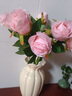 京东鲜花高档玫瑰花8支逼真仿真花花束摆设客厅餐桌装饰摆件拍照摄影道具 实拍图