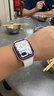 Apple/苹果 Watch Series 10 智能手表GPS款46毫米玫瑰金色铝金属表壳淡桃粉色运动型表带M/L MX2A3CH/B 实拍图