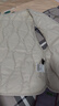 雅鹿羽绒马甲女年秋冬新款轻薄保暖时尚贴身大衣内搭V领背心 米色 L 推荐110-120斤 实拍图