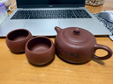 京东京造 宜兴紫砂壶手工【原矿紫泥】煮茶泡茶壶茶具 井栏壶 180ml礼盒装 实拍图