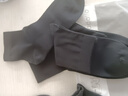 莫代尔10双100%纯棉袜子男防臭抗菌男袜秋冬中筒袜吸汗黑色商务男袜四季 【纯棉抗菌中筒】深灰＋黑色 10双 均码 【100%纯棉商务男袜】 实拍图