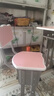 晶霄儿童学习桌椅套装作业课桌子小孩书桌写字桌学校小学生家用可升降 【校园款】双柱课桌+椅 公主粉 实拍图