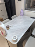 钟爱一生桌垫透明桌面垫餐桌布防水防油PVC软玻璃茶几垫水晶板台面垫抗菌 【磨砂4.0】口含级防油久用不发黄-足厚2mm 80*140cm 实拍图
