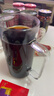 明尊（LIGHTKING）茶杯 玻璃水杯带把手 男女办公室泡茶杯加厚耐热玻璃杯子 CP'40【480ml】单只装 实拍图