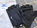 美津浓（MIZUNO）健身手套男女半指骑行训练单杠引体向上撸铁器械防滑B593黑色小码 实拍图