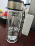 【⭐京东物流配送】高硼硅双层玻璃杯大容量泡茶杯水杯子茶水分离 【活动】 350ml 1只 实拍图