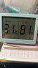 得力（deli）室内温湿度表 LCD\电子温湿度计老人儿童礼物生日礼品带背光功能 婴儿房办公用品 蓝色LE501-TQ 实拍图