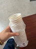 登比稻壳一次性水杯170ml家用商务加厚加硬取杯器杯架喝茶水杯 实拍图
