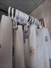 睦歌（MUGE）免打孔伸缩晾衣杆晾衣架窗帘杆衣柜挂衣杆卫生间不锈钢隔断浴帘杆 银色1.35-2.5米【32不锈钢管径】 实拍图