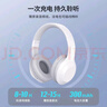 联想（Lenovo）头戴式无线蓝牙耳机电竞游戏重低音乐运动降噪通用苹果小米手机 TH10白色 实拍图