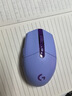 罗技（G）G304 LIGHTSPEED无线鼠标 游戏鼠标 轻质便携 鼠标宏 绝地求生FPS英雄联盟吃鸡 生日礼物 紫色 实拍图