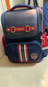 剑桥树书包小学生男孩1-3-6年级儿童减负护脊大容量双肩包 大码藏青红 实拍图