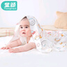 童颜新生婴儿包单纯棉a类产房襁褓裹布包巾四季抱被睡袋用品 2条 实拍图