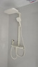 德匠科勒沐浴淋浴花洒全套增压套装恒温加压明装浴室枪灰色智能数显大置物 ks06流星奶油色-冷热版-带腰喷 实拍图