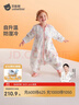 贝肽斯婴儿睡袋暖姜恒温儿童分腿睡袋婴幼儿防踢被睡衣秋冬中厚 甜梦S 实拍图
