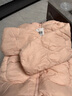 巴拉巴拉童装儿童羽绒服男童女童冬装厚款连帽外套立体造型可爱萌 粉红A61314（白鸭绒） 120 cm（充绒量95g） 实拍图