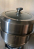 美厨（maxcook）蒸锅 304不锈钢32CM三层蒸锅 加厚复底汤锅 燃气电磁炉通用MCZ221 实拍图