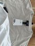 H&M男装女装T恤春季重磅柔软舒适美式潮流情侣装短袖上衣0608945 浅米色111 L 175/108（建议尺码拍小一码） 实拍图
