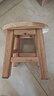 扬泗 凳子换鞋凳实木凳橡木凳子小板凳家用小矮凳整装小圆凳木头 25高两把装 实拍图