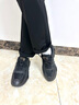 森馬男鞋2025秋季新款休闲百搭老爹鞋男士跑步运动鞋子青少年轻便软底 黑金单鞋 39 实拍图