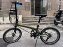大行（DAHON）经典P8折叠自行车成人20英寸8速男女式通勤运动单车KBC083 消光绿【经典版】 实拍图