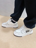森馬（senma）男鞋2025秋冬新款青少年运动休闲国潮鞋子男士轻便小白鞋百搭板鞋 108白黑 42 实拍图