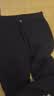 真维斯纯棉休闲裤男秋冬直筒弹力商务西裤宽松中青年长裤子男 黑色 32 实拍图