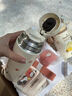 膳魔师（THERMOS）儿童保温杯316L不锈钢杯套吸管直饮杯多盖功能学生杯水壶上学TCKP 实拍图