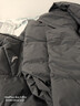 安踏（ANTA）面包羽绒服丨四防短款速暖羽绒服男冬季立领加厚保暖男装棉服外套 【樊振东同款】连帽四防科技logo-蒙尘灰7901-3 M 实拍图