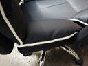 锦汐电脑椅办公椅子电竞椅家用人体工学椅老板椅主播靠背椅皮革转椅 黑色+4级杆+乳胶【二代升级】 实拍图